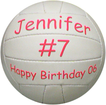 personalized volleyballs