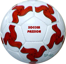 soccer ball red